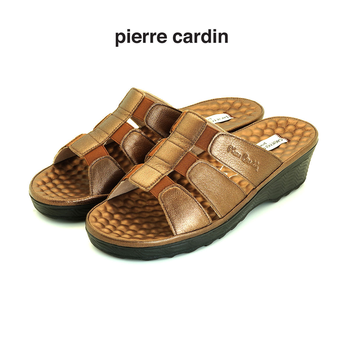 ស្បែកជើងកវែងស្បែកសុទ្ធ Pierre Cardin ពណ៌ក្រហម berry ទំហំ 36-42 ម៉ូដែល 21SS245