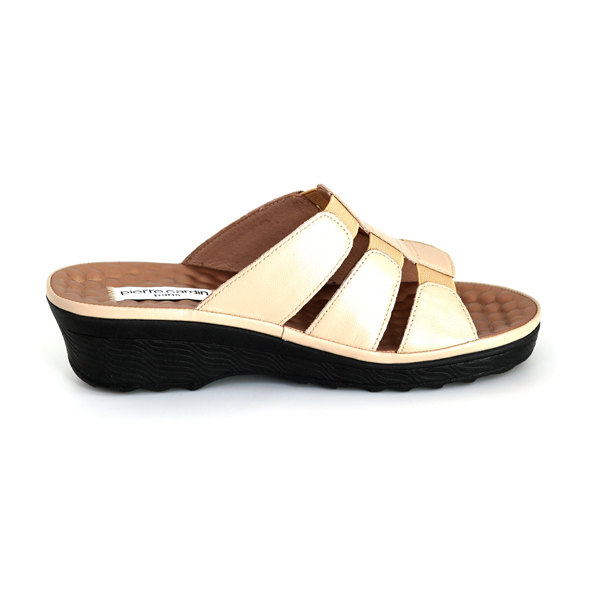 ស្បែកជើងកវែងស្បែកសុទ្ធ Pierre Cardin ពណ៌ក្រហម berry ទំហំ 36-42 ម៉ូដែល 21SS245