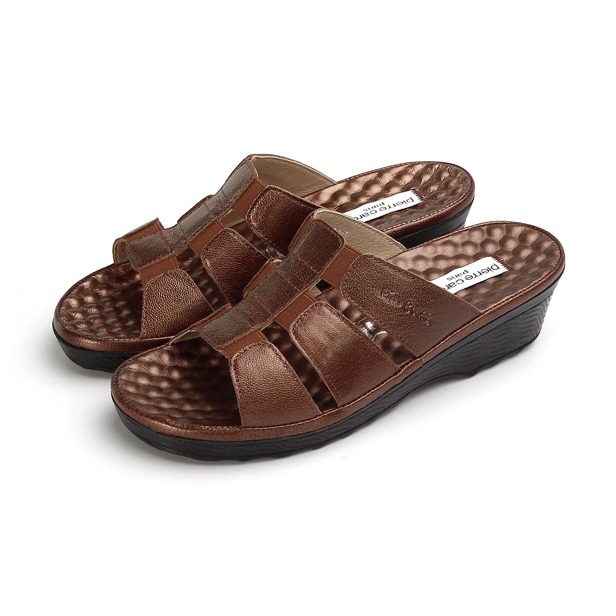 ស្បែកជើងកវែងស្បែកសុទ្ធ Pierre Cardin ពណ៌ក្រហម berry ទំហំ 36-42 ម៉ូដែល 21SS245