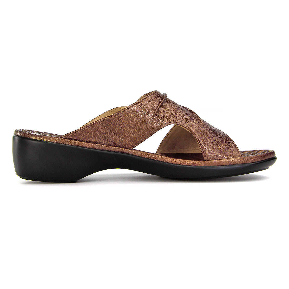 ស្បែកជើងសុខភាពនារី Pierre Cardin ទន់ស្រួលពាក់ ផលិតពីស្បែកពិតប្រាកដ ប្រផេះ ម៉ូដែល 23SS294