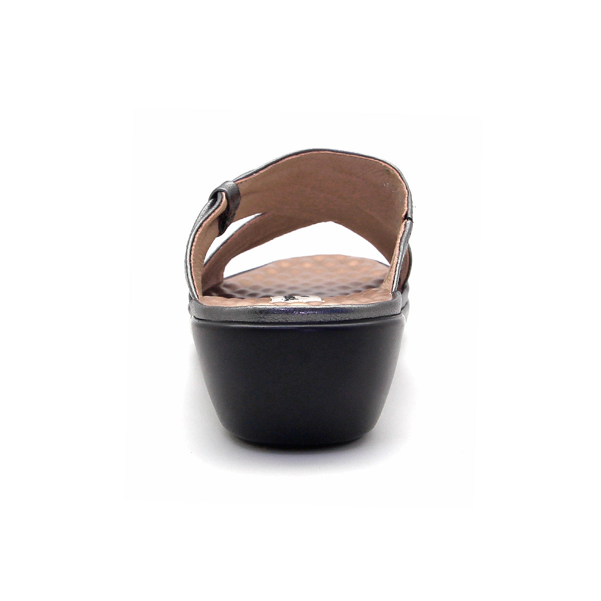 ស្បែកជើងសុខភាពនារី Pierre Cardin ទន់ស្រួលពាក់ ផលិតពីស្បែកពិតប្រាកដ ប្រផេះ ម៉ូដែល 23SS294