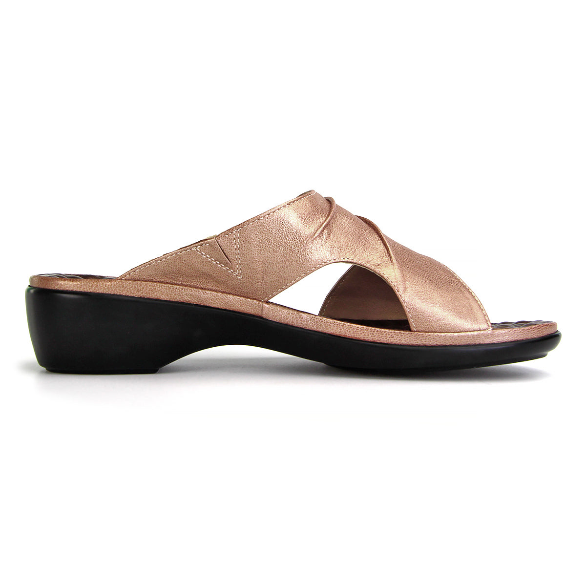 ស្បែកជើងសុខភាពនារី Pierre Cardin ទន់ស្រួលពាក់ ផលិតពីស្បែកពិតប្រាកដ ប្រផេះ ម៉ូដែល 23SS294