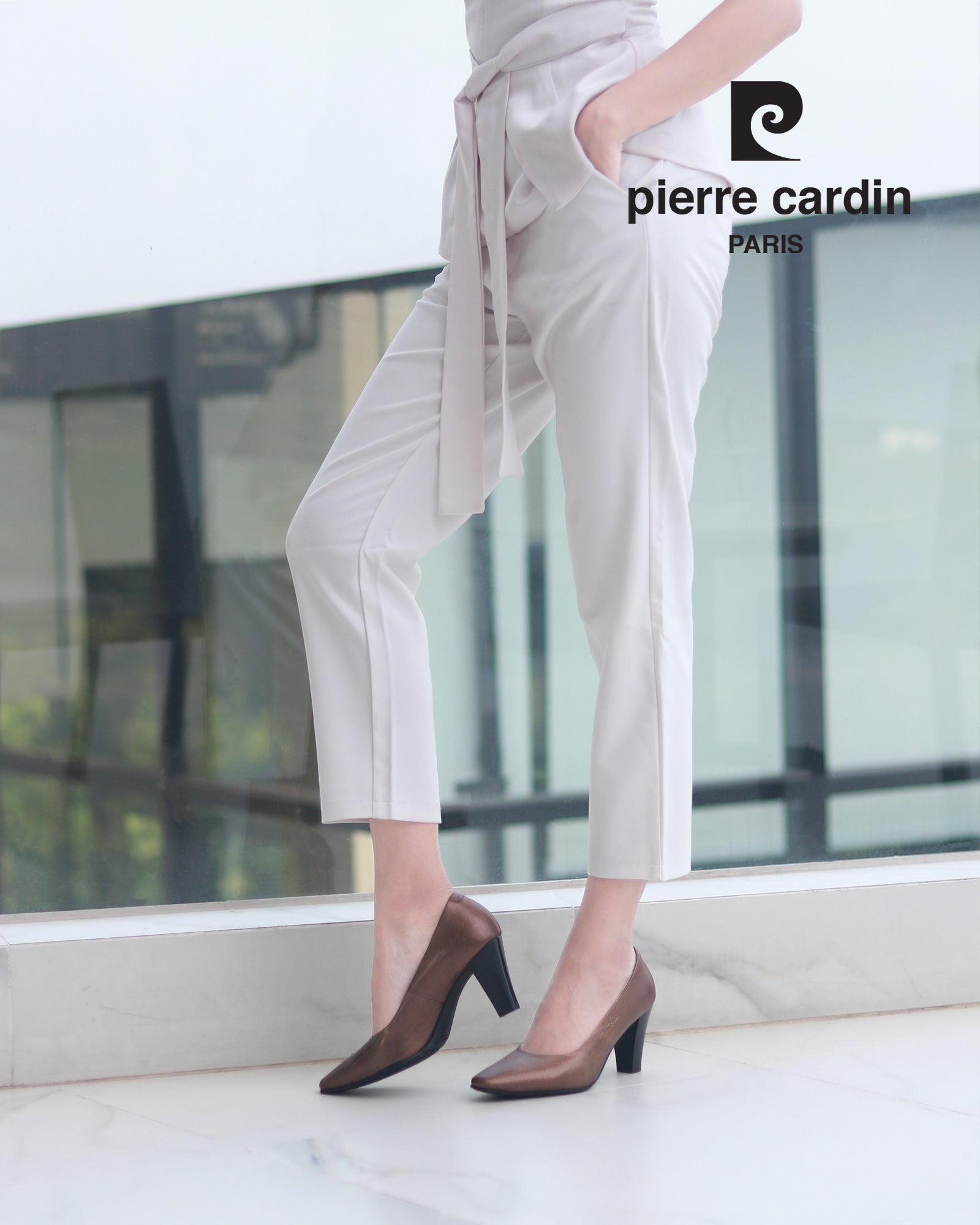 Pierre Cardin Lady Working Block-heel Shoes - 23WD314