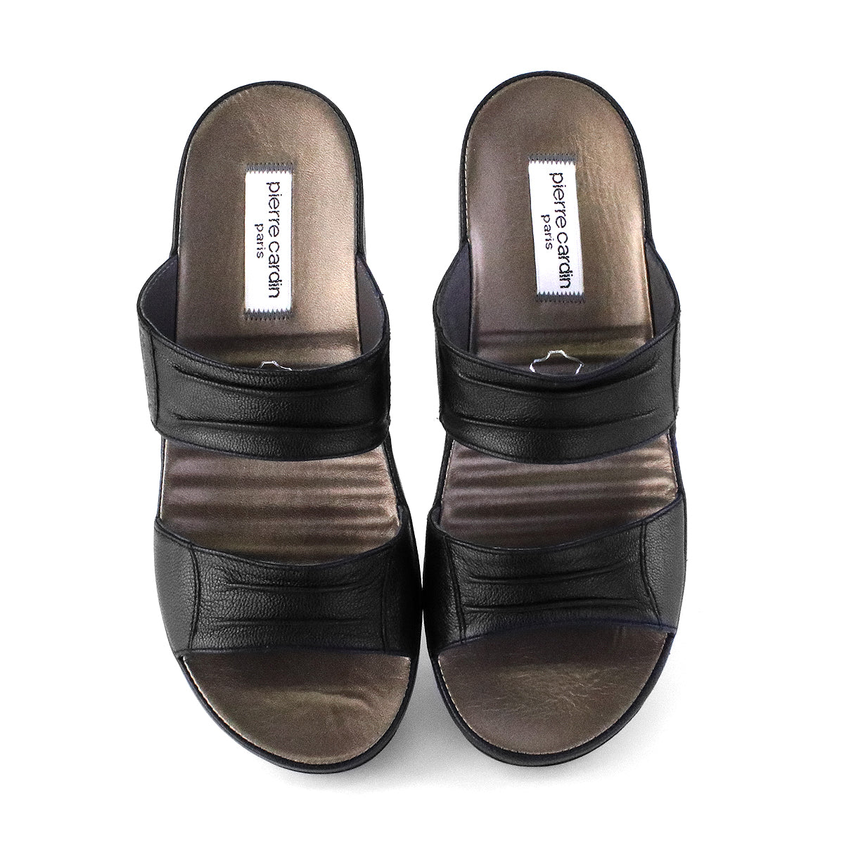 Pierre Cardin Women's Leather Wedge Sandals – Elegant Style & Supreme Comfort 24SS341