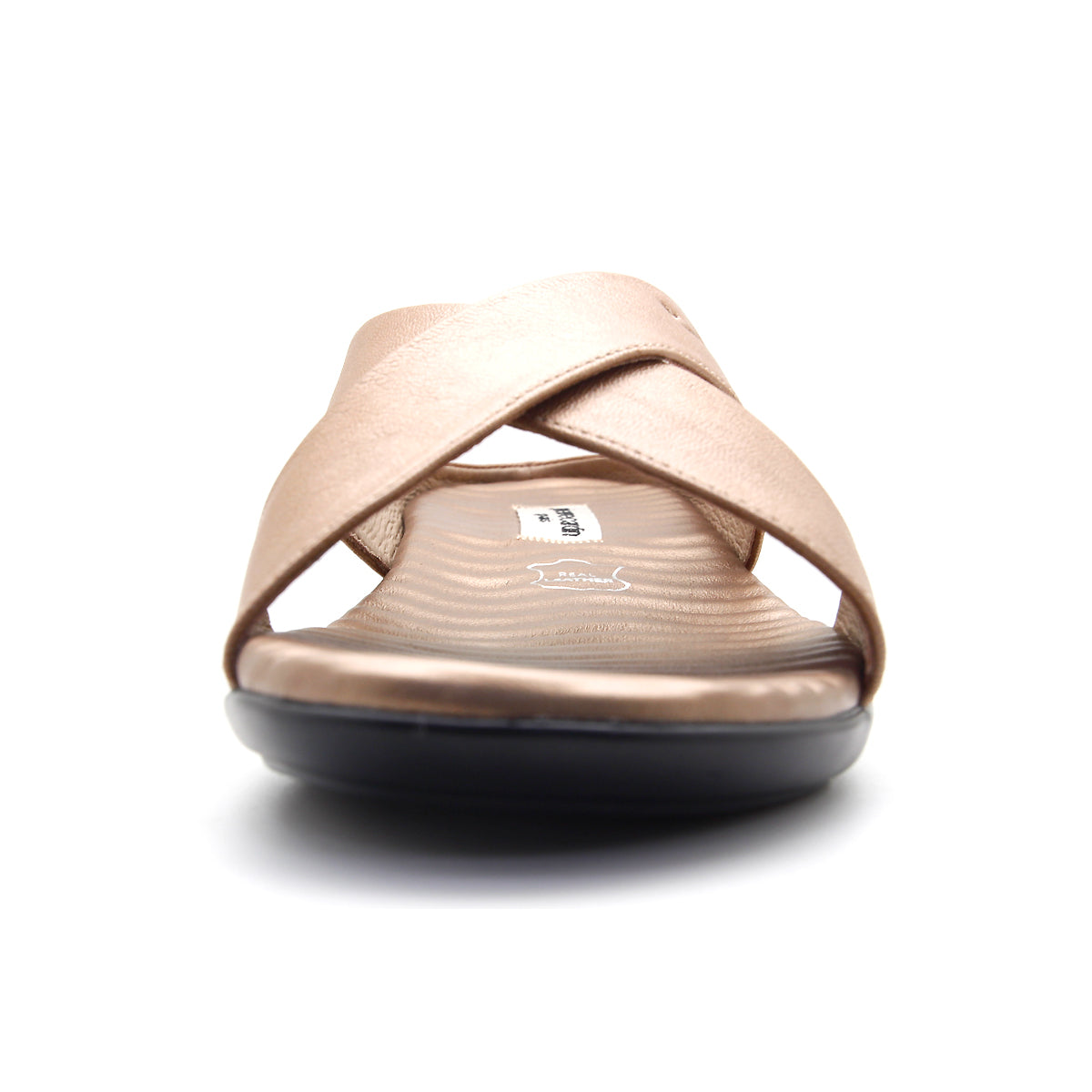 Pierre Cardin รองเท้าผู้หญิง ลำลอง ส้นแบน นุ่มสบาย ผลิตจากหนังแท้ สีดำ รุ่น 24WS362