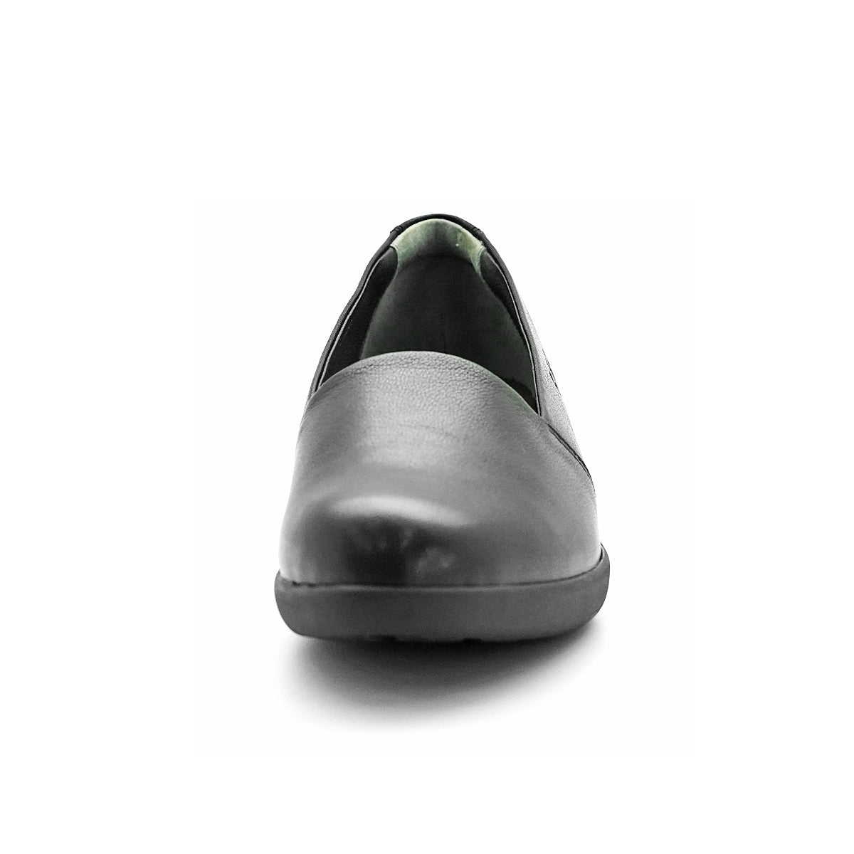 ស្បែកជើងសំប៉ែតនារី Pierre Cardin ទន់ស្រួលពាក់ ផលិតពីស្បែកសុទ្ធ ពណ៌ខ្មៅ ម៉ូដែល 27WC455