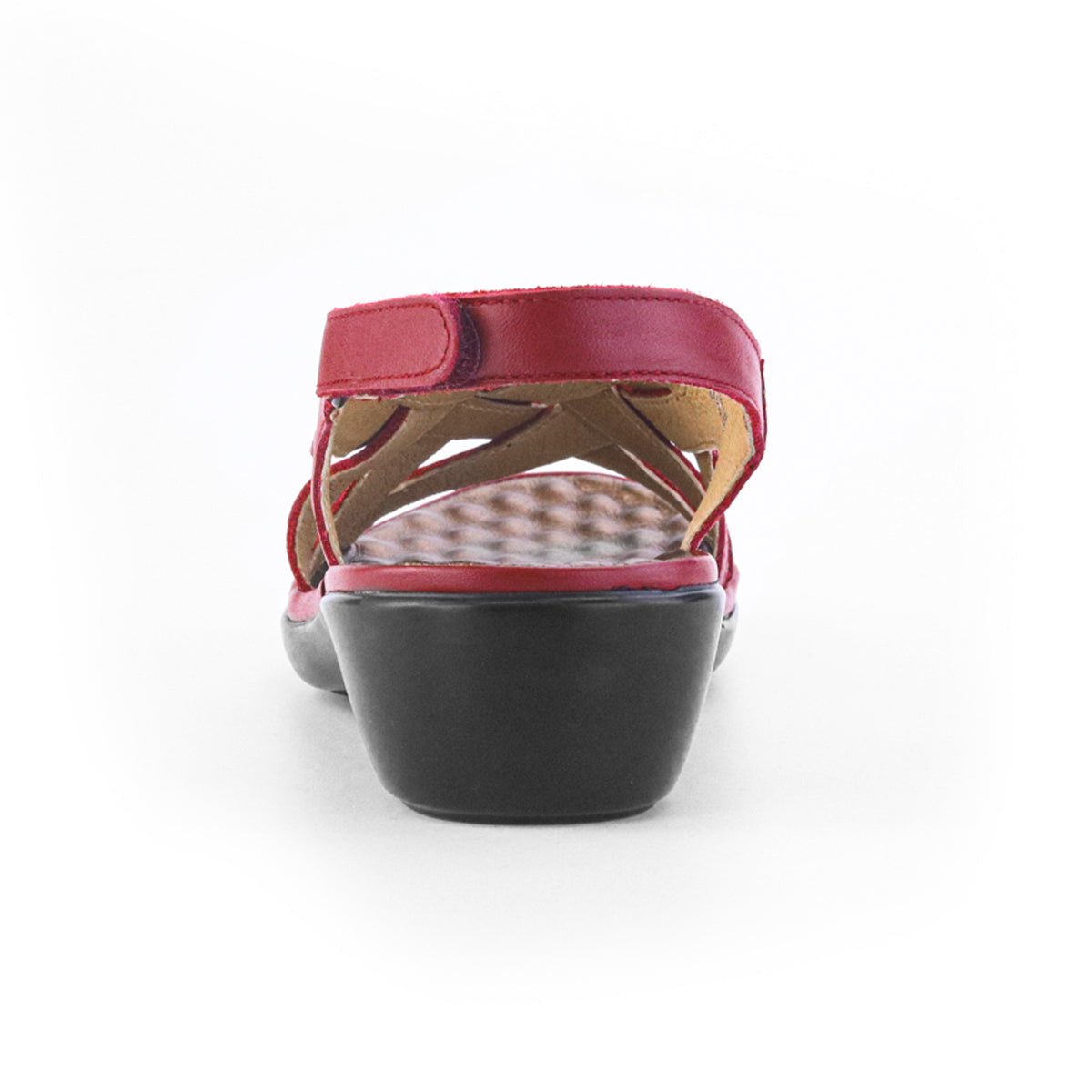 ស្បែកជើងនារី Pierre Cardin ស្បែកជើងធម្មតារបស់ស្ត្រី ស្បែកជើងកែងជើងរាបស្មើ ទន់ស្រួលពាក់ ផលិតពីស្បែកពិតប្រាកដ ពណ៌ក្រហម ទំហំ 36 37 38 39 40 ម៉ូដែល 27WS445