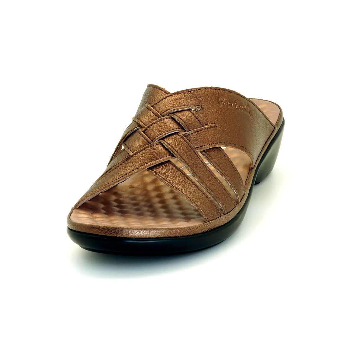 ស្បែកជើងនារី Pierre Cardin ស្បែកជើងកវែងនារី ស្បែកជើងកែងជើងរាបស្មើ ទន់ស្រួលពាក់ ផលិតពីស្បែកពិត ទំហំ 28SS158