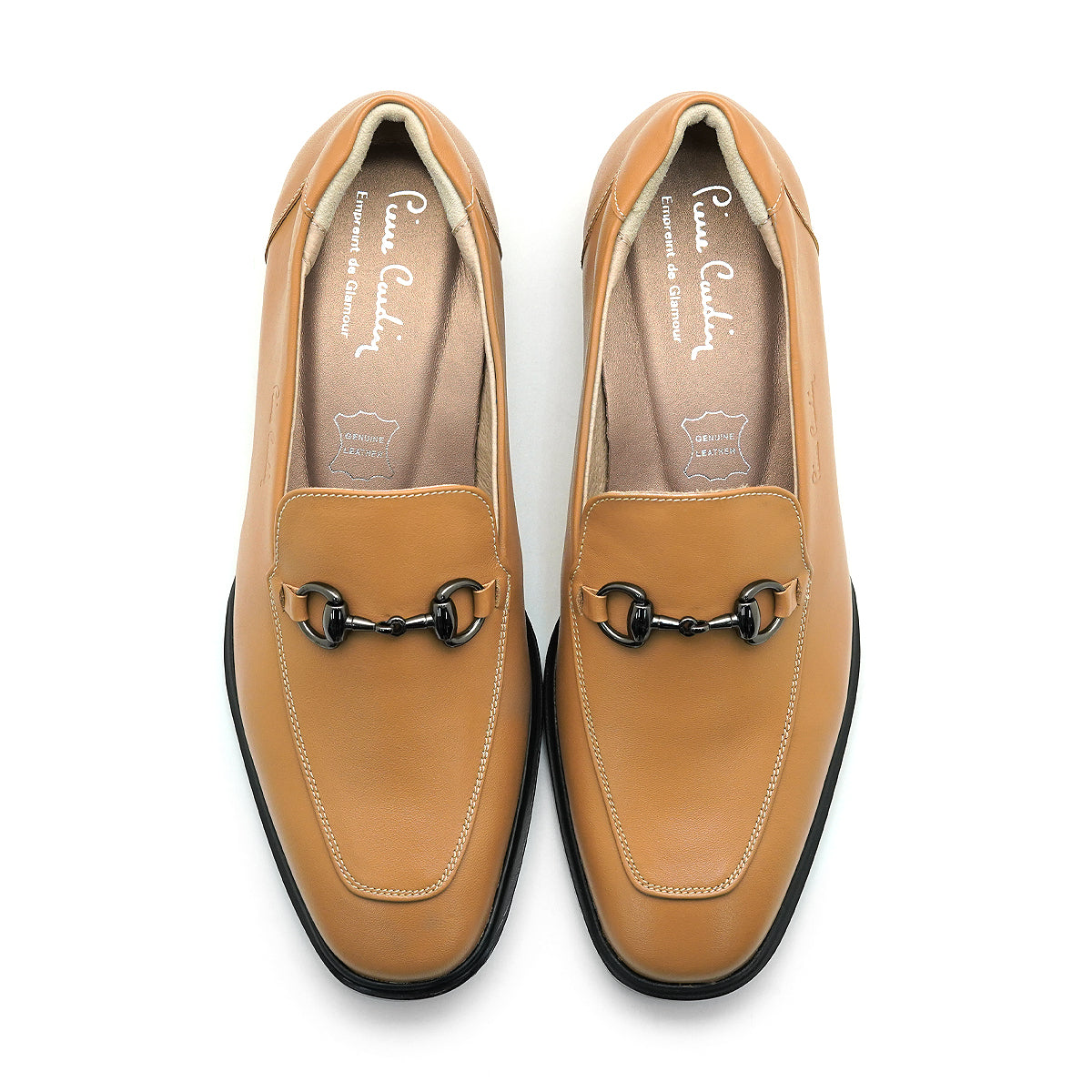 ស្បែកជើងកែងរបស់ស្ត្រី Pierre Cardin ផលិតពីស្បែកសុទ្ធ ពណ៌ខ្មៅ ម៉ូដែល 30TC113