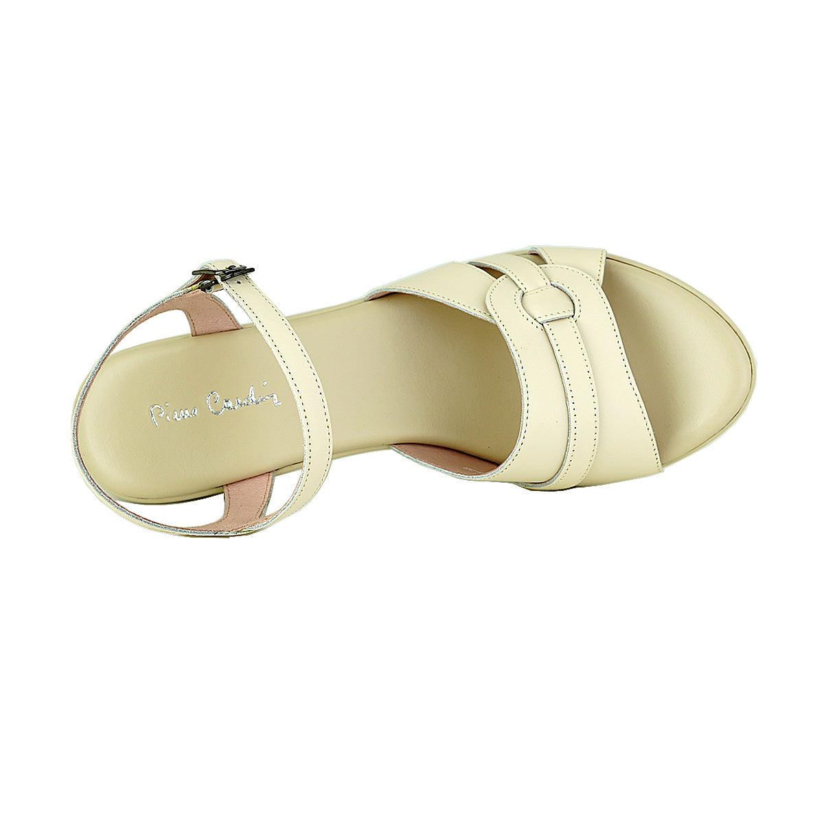 ស្បែកជើងកែងខ្ពស់របស់ស្ត្រី Pierre Cardin ទន់ស្រួលពាក់ ផលិតពីស្បែកពិតប្រាកដ ម៉ូដែល 33PS806