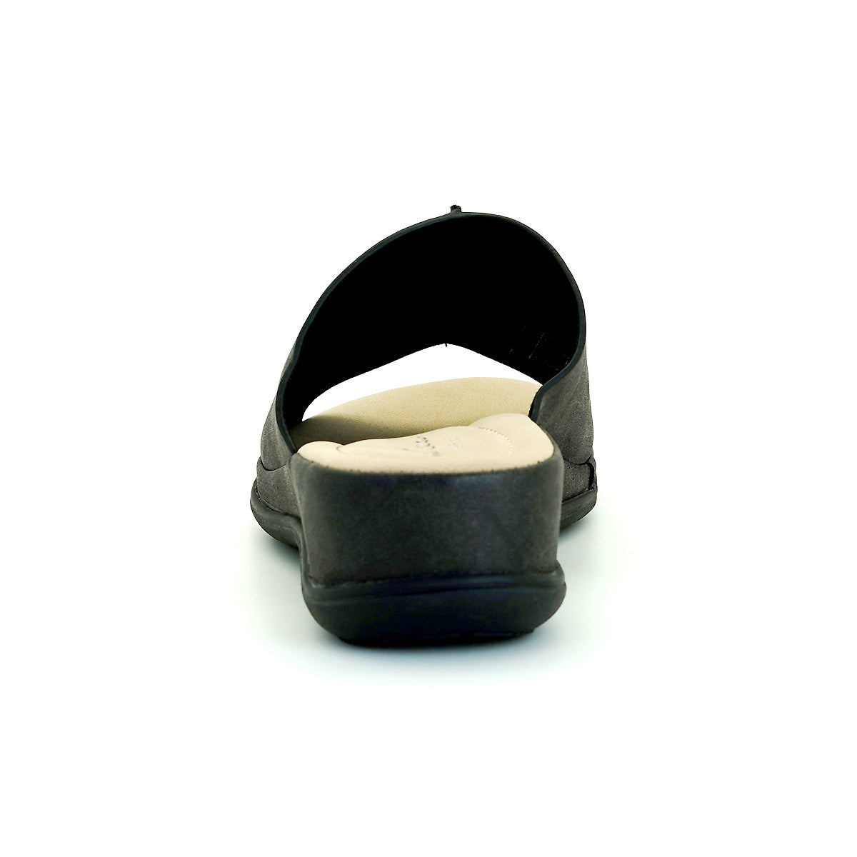 ស្បែកជើងនារី Pierre Cardin ស្បែកជើងប៉ាតាសុខភាព ទន់ស្រួលពាក់ ផលិតពីស្បែកសុទ្ធ ពណ៌ខៀវ ម៉ូដែល 53BS150