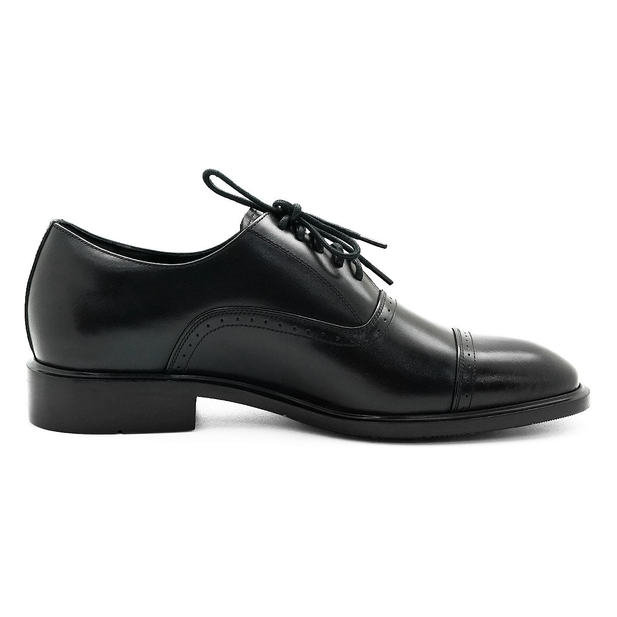 Pierre Cardin Cap-toe Oxford Leather Shoes - 80TD122