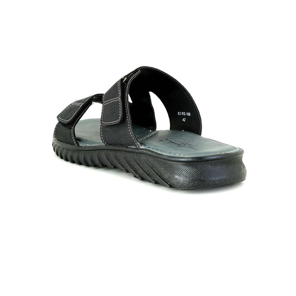 ស្បែកជើងបុរស Pierre Cardin ទន់ស្រួលពាក់ ផលិតពីស្បែកសំយោគ ពណ៌ខ្មៅ ម៉ូដែល 83RS166