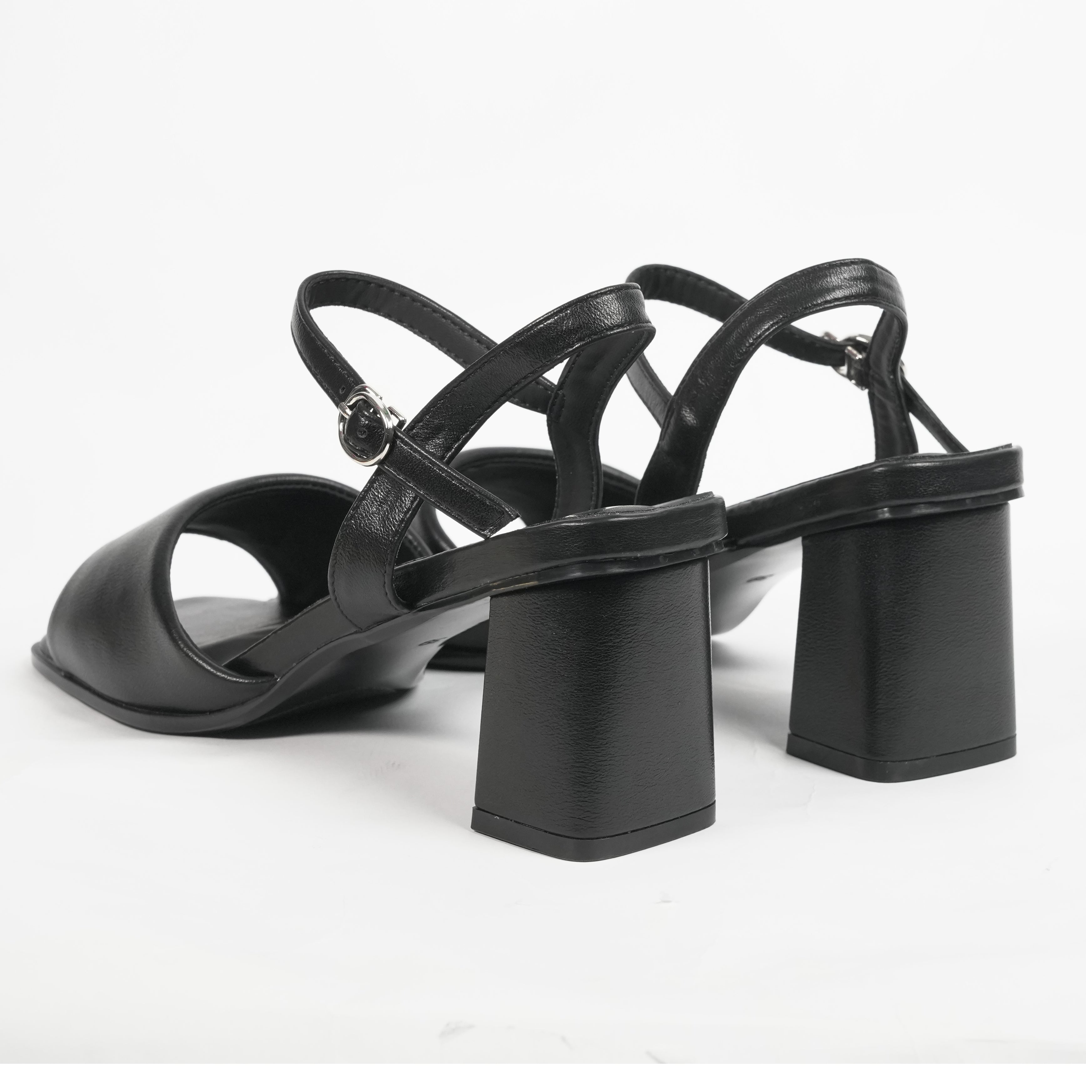 รองเท้า Sandal ส้นสูงผู้หญิง Pierre Cardin หนังสังเคราะห์ สไตล์เรียบหรูทันสมัย ใส่สบาย แมตช์ง่าย – Women Shoes 55VM185