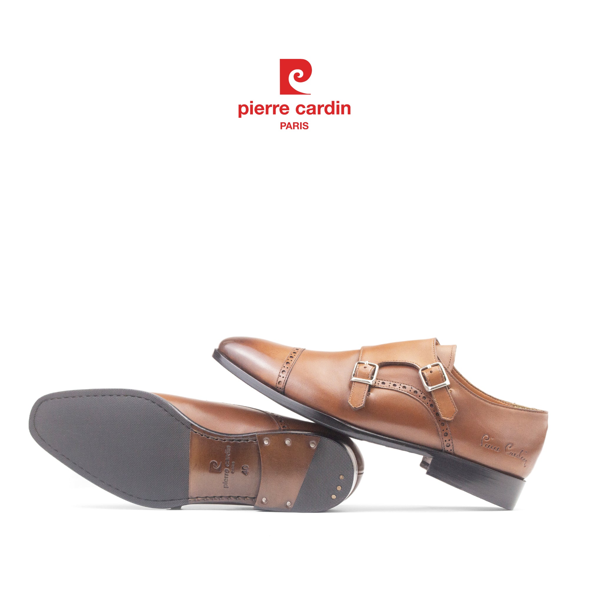Pierre Cardin Double Monkstrap Shoes - PCMFWLH 363