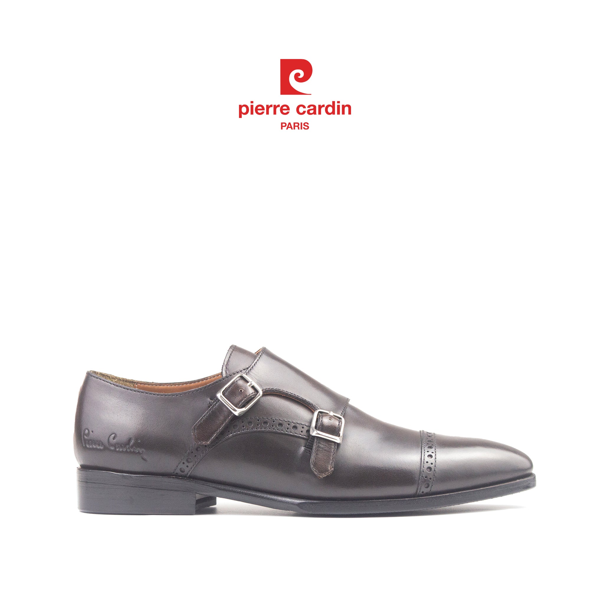 ស្បែកជើងស្បែកបុរស Pierre Cardin Premium Double Monkstrap - PCMFWLH 363