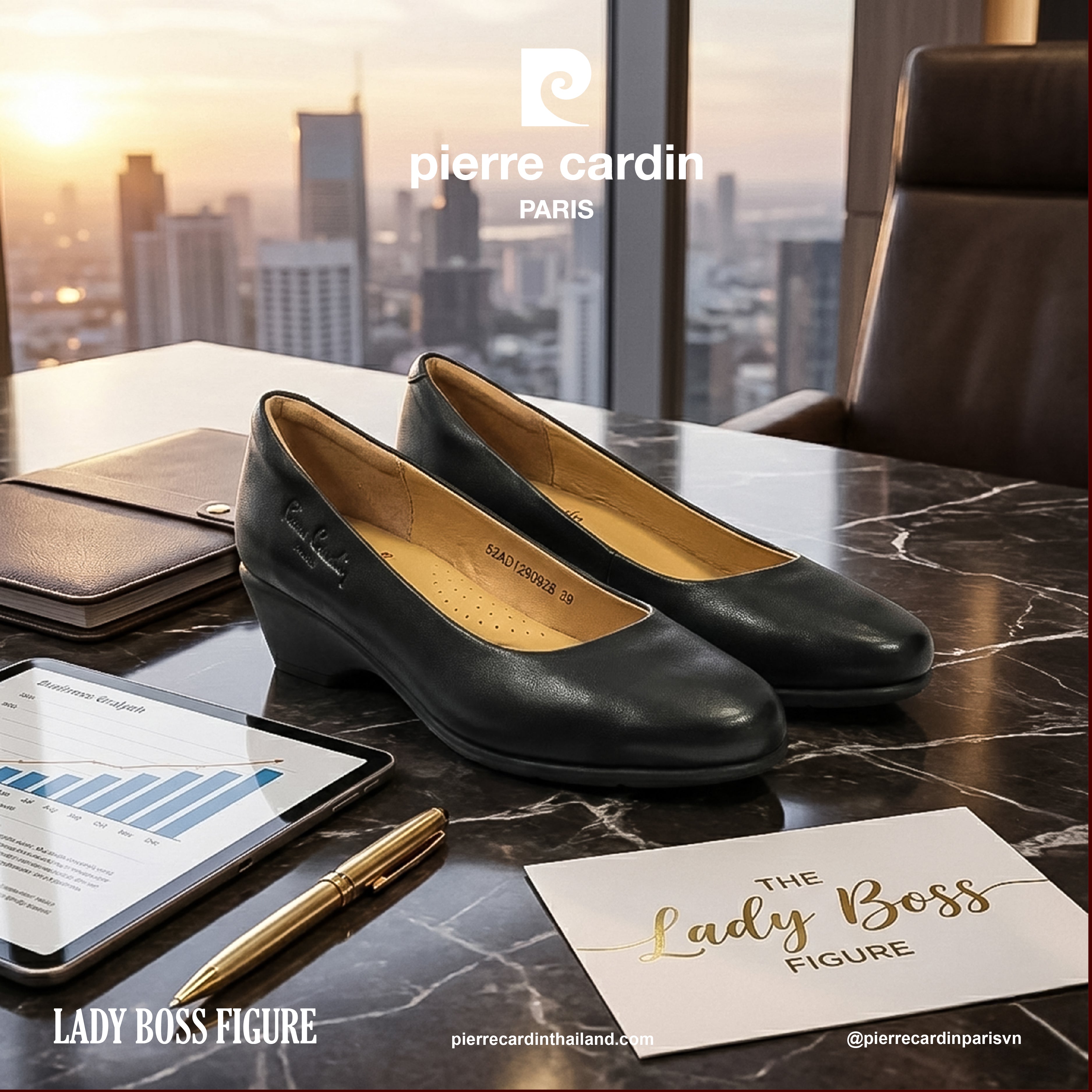 Pierre Cardin Lady Working Shoes - 52AD129