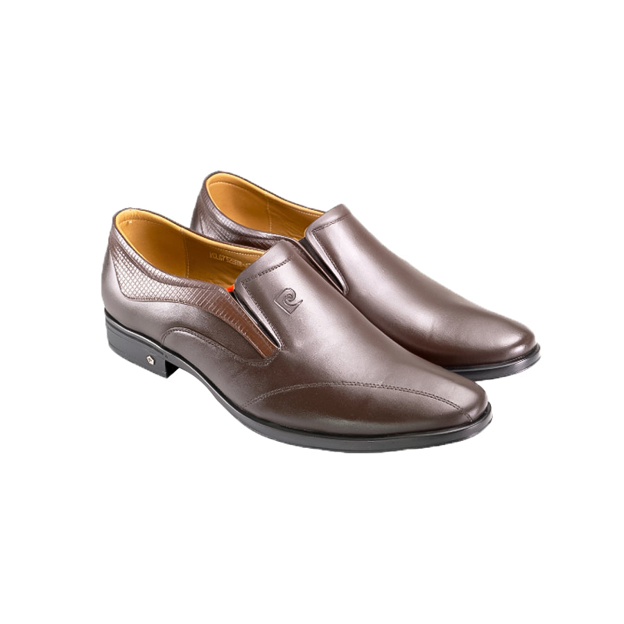 รองเท้าหนังผู้ชาย Pierre Cardin ทรง Loafer หนังวัวแท้พรีเมียม พื้นยางขึ้นรูป ดีไซน์หรูหรา สุภาพ 732