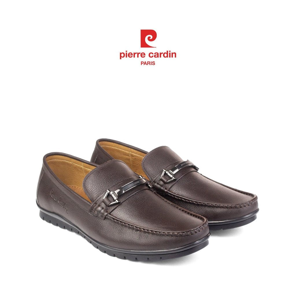 รองเท้าหนัง Loafer Pierre Cardin ฝรั่งเศส หนังวัวพรีเมียม พื้นยางกันลื่น ระบายอากาศได้ดี รุ่น 785