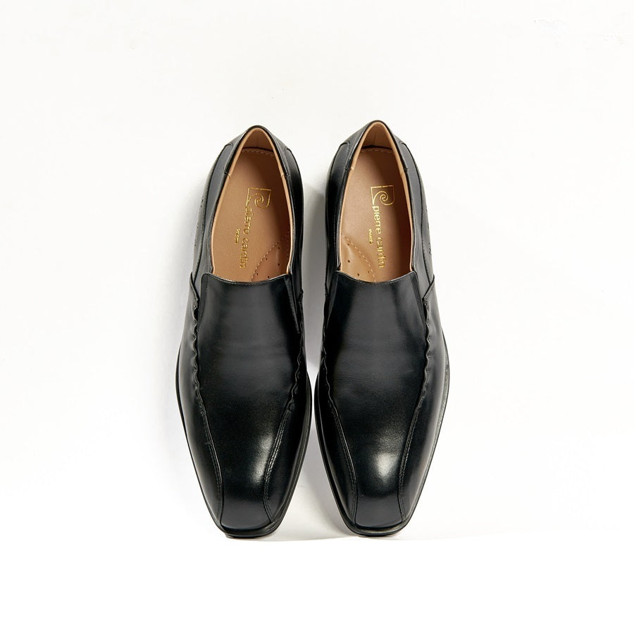 รองเท้าหนังสลิปออนผู้ชาย Pierre Cardin หนังวัวแท้พรีเมียม พื้นยางกันลื่น รุ่น 777