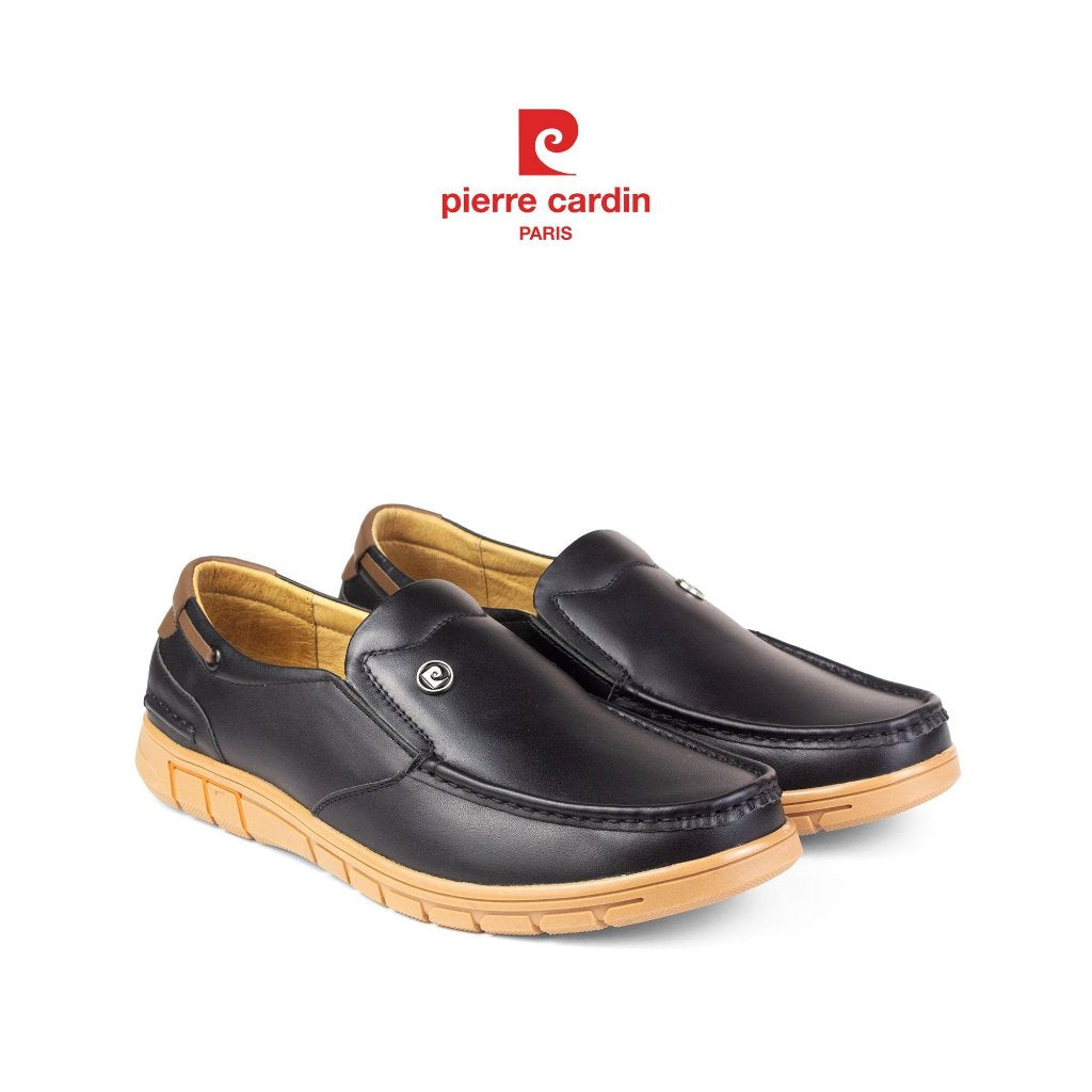 รองเท้าหนังสลิปออนผู้ชาย Pierre Cardin หนังวัวแท้ พื้นยางดีไซน์ทูโทนทันสมัย ดีไซน์แฟชั่น สปอร์ต รุ่น 773