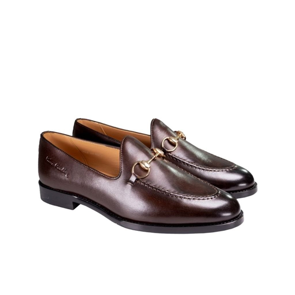 รองเท้าหนังผู้ชาย Pierre Cardin Loafer หนังวัวแท้พรีเมียม เย็บ McKay หรูหรา รุ่น 358