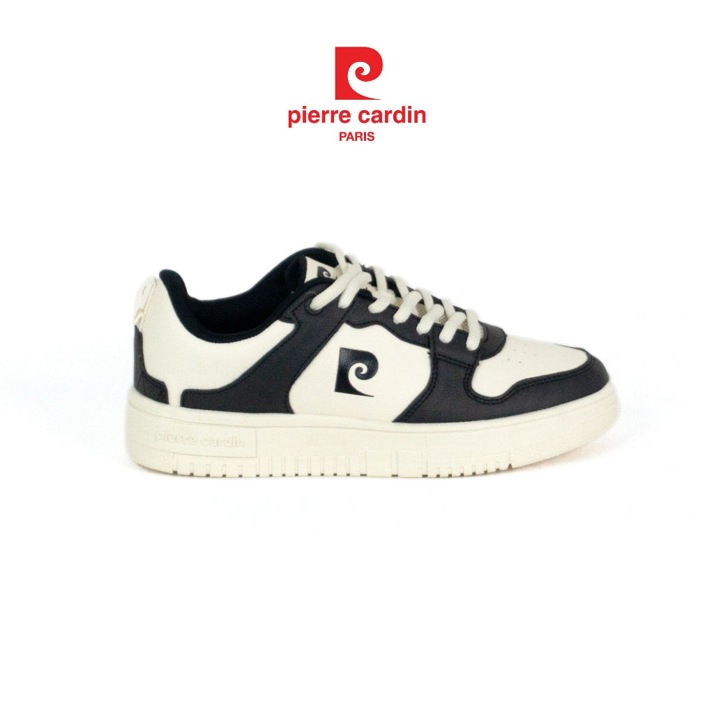 รองเท้าผู้ชายแฟชั่น Pierre Cardin ดีไซน์ทันสมัย ผสมสีดำ-ขาว ระบายอากาศ 912