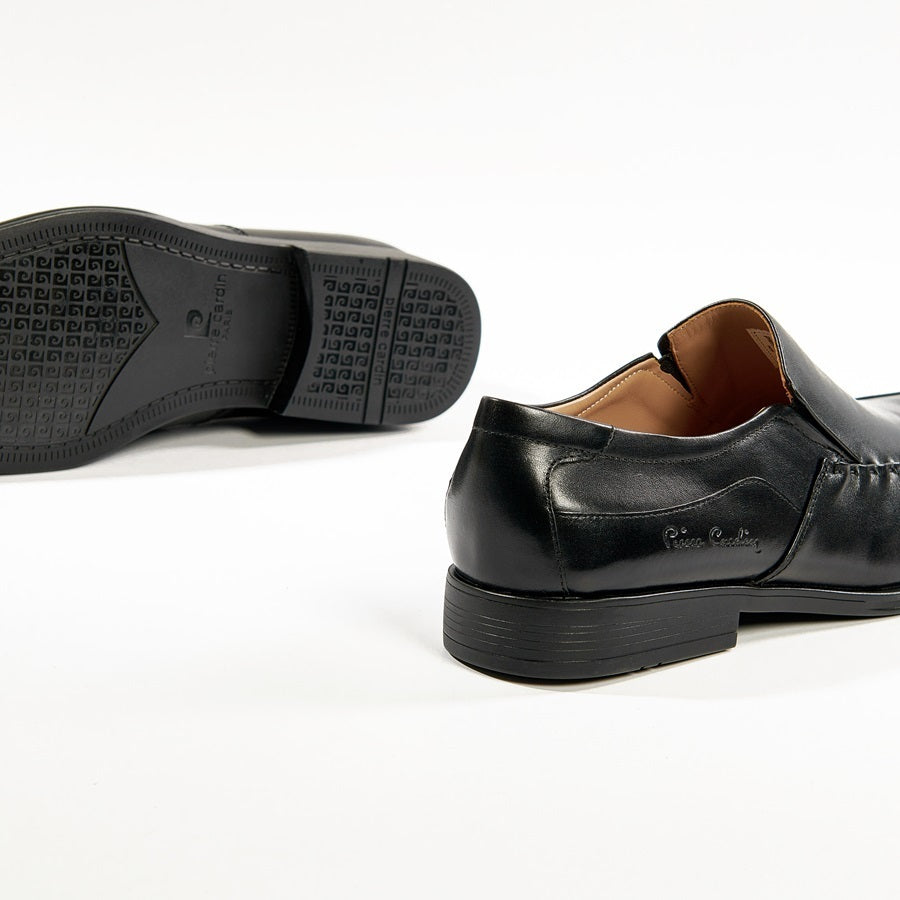 รองเท้าหนังสลิปออนผู้ชาย Pierre Cardin หนังวัวแท้พรีเมียม พื้นยางกันลื่น รุ่น 777