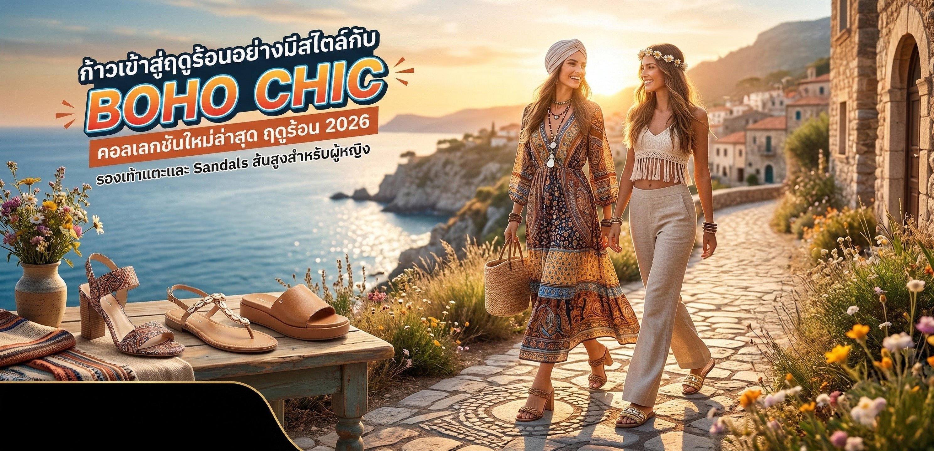 ก้าวเข้าสู่ฤดูร้อนอย่างมีสไตล์กับ Boho Chic