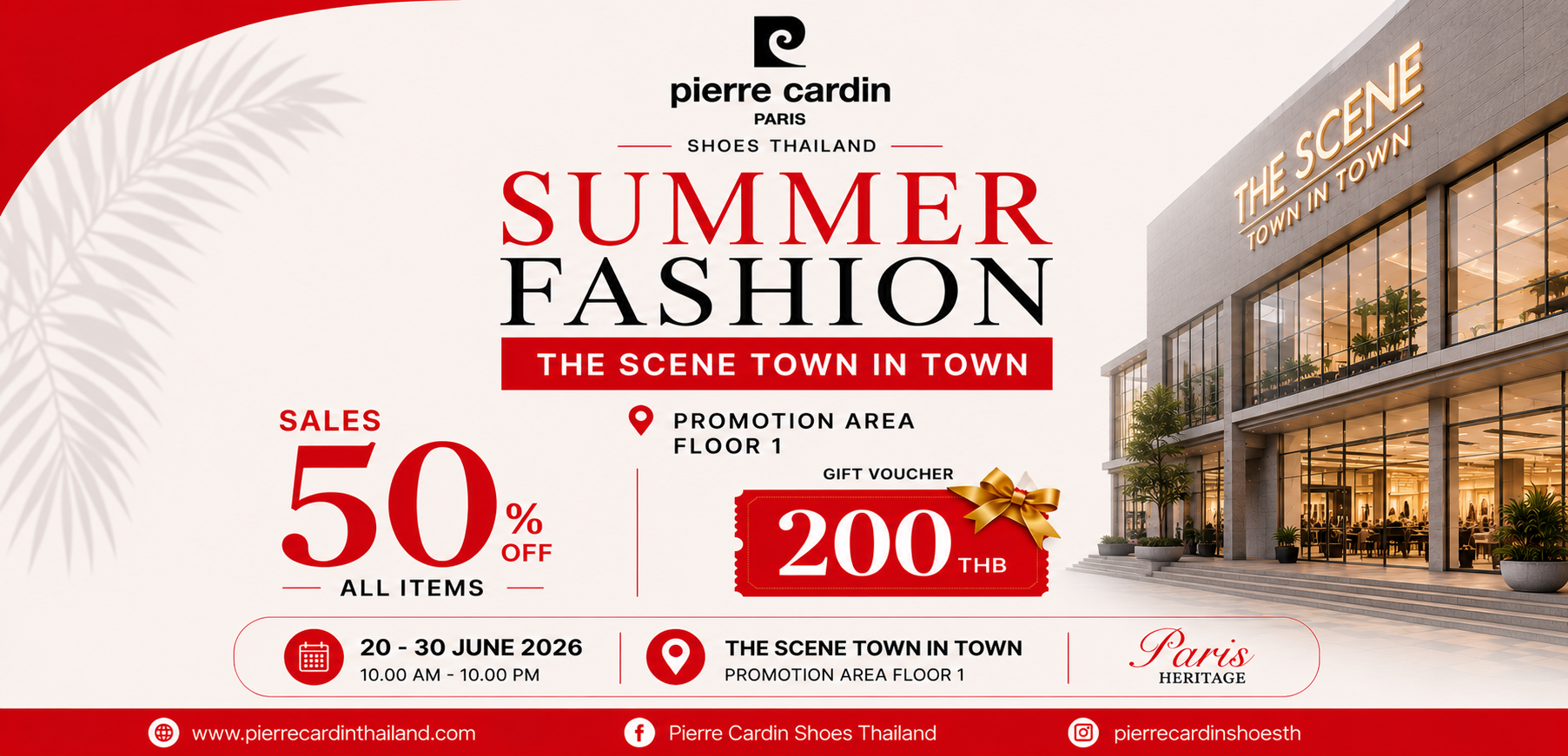 Summer Fashion 2026 ที่ Ekkamai Market Place กับ Pierre Cardin Shoes Thailand