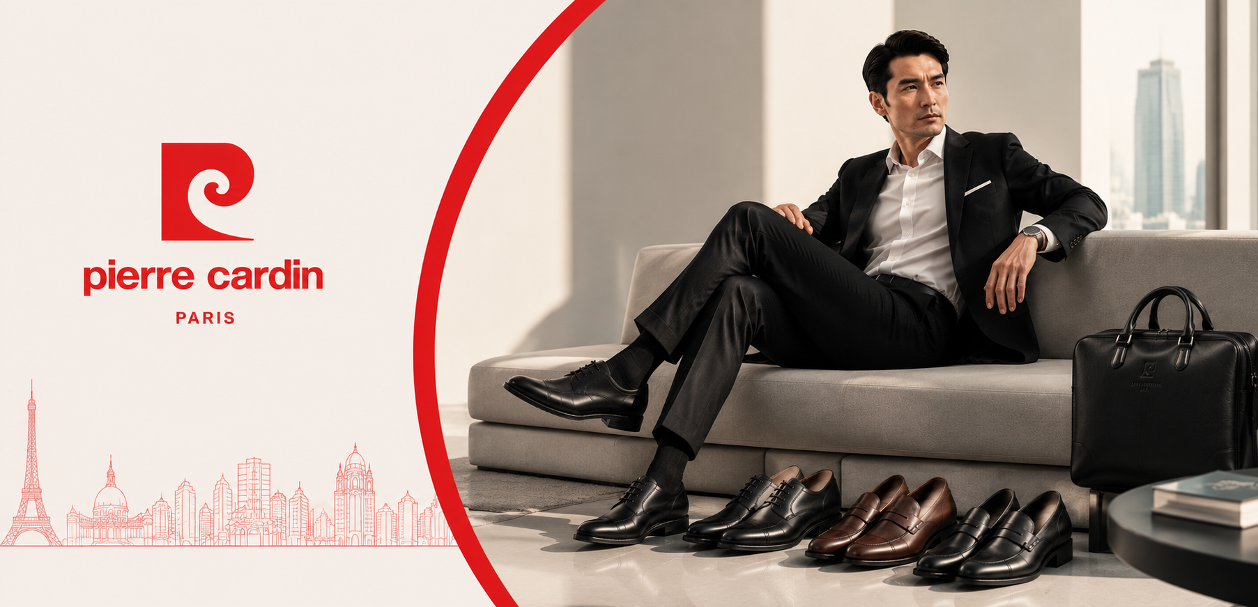Pierre Cardin Shoes Thailand - รองเท้าหนัง Quiet Confidence สำหรับมืออาชีพ
