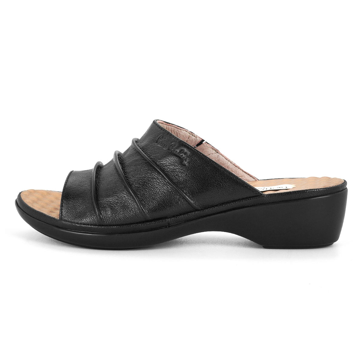 ស្បែកជើងនារី Pierre Cardin ស្បែកជើងប៉ាតា ស្បែកជើងផ្ទាត់ ទន់ស្រួលពាក់ ផលិតពីស្បែកសុទ្ធ ម៉ាក Berry Red ម៉ូឌែល 20SS230 