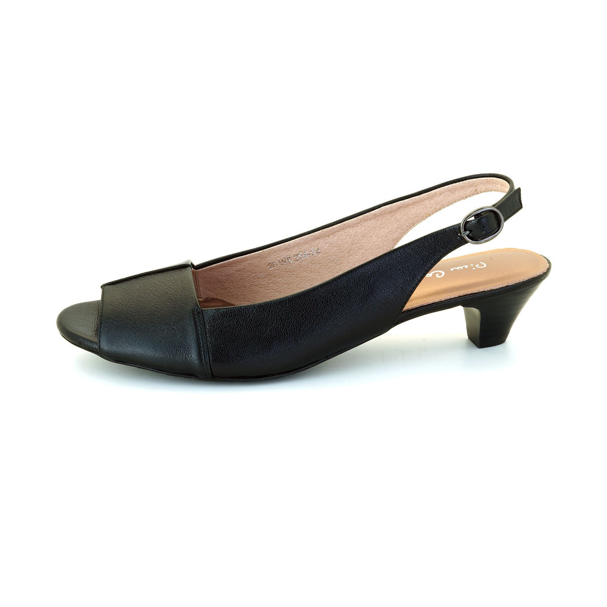 ស្បែកជើងនារី Pierre Cardin កែងជើងខ្ពស់ កែងជើងខ្ពស់ ទន់ស្រួលពាក់ ផលិតពីស្បែកពិតប្រាកដ ទំហំ 20WS236 