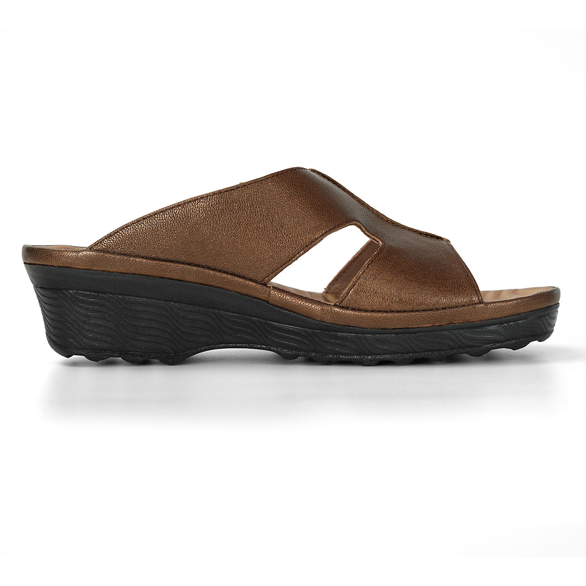 ស្បែកជើងនារី Pierre Cardin ស្បែកពិតប្រាកដ ទន់ស្រួលពាក់ ស្ទីលរអិល/មានខ្សែ ពណ៌ត្នោតខ្ចី ម៉ូដែល 21SS244 