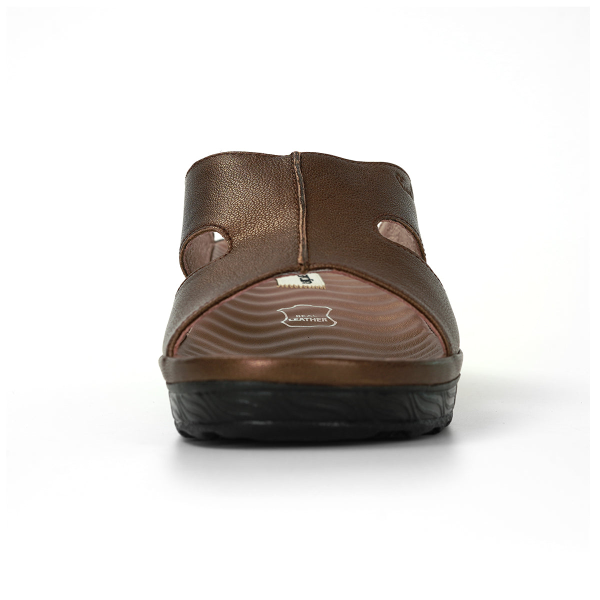 ស្បែកជើងនារី Pierre Cardin ស្បែកពិតប្រាកដ ទន់ស្រួលពាក់ ស្ទីលរអិល/មានខ្សែ ពណ៌ត្នោតខ្ចី ម៉ូដែល 21SS244 