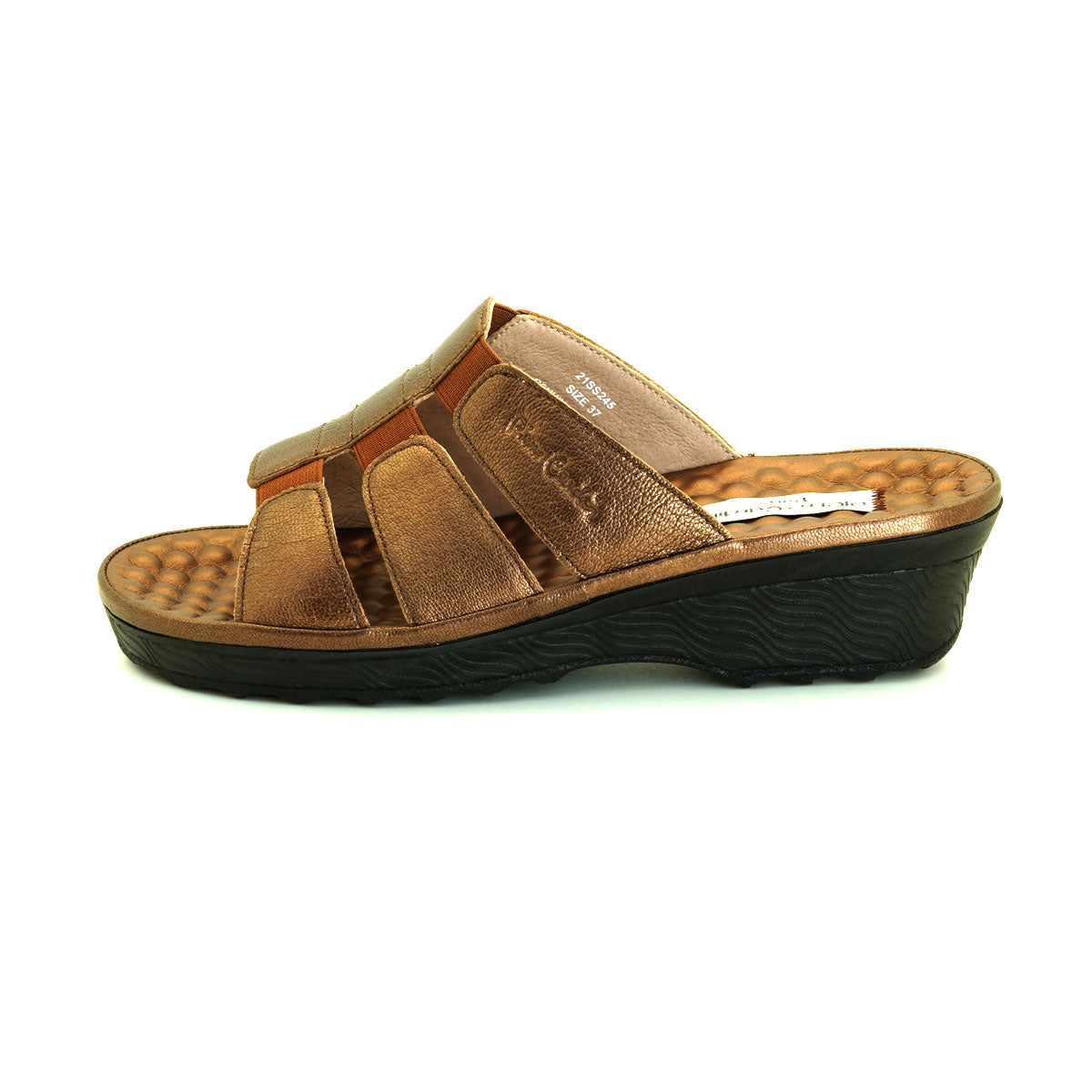 ស្បែកជើងកវែងស្បែកសុទ្ធ Pierre Cardin ពណ៌ក្រហម berry ទំហំ 36-42 ម៉ូដែល 21SS245