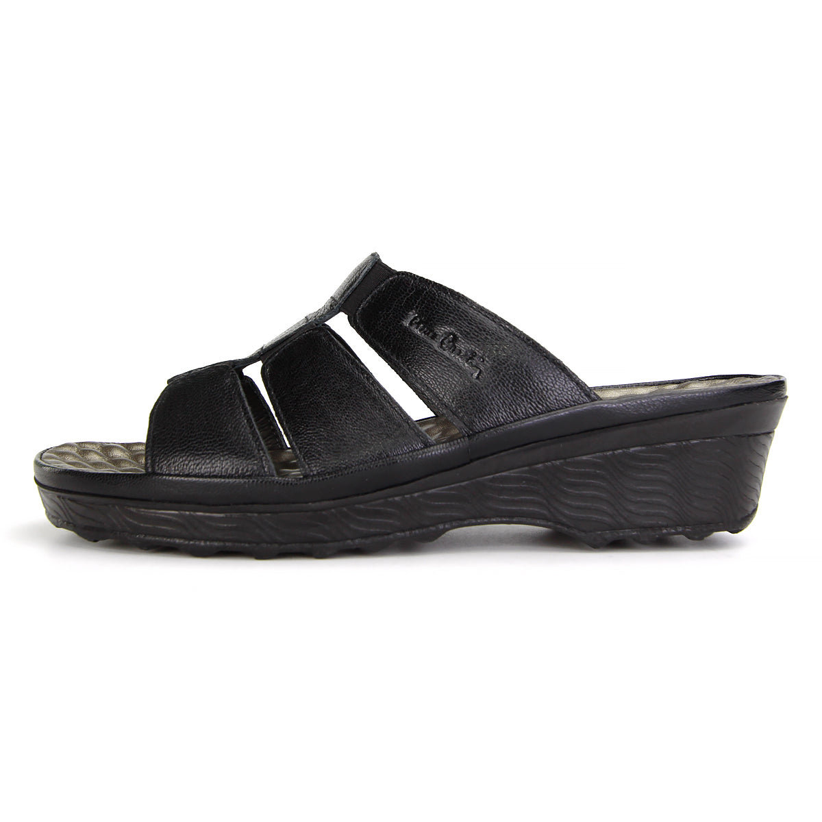 ស្បែកជើងកវែងស្បែកសុទ្ធ Pierre Cardin ពណ៌ក្រហម berry ទំហំ 36-42 ម៉ូដែល 21SS245