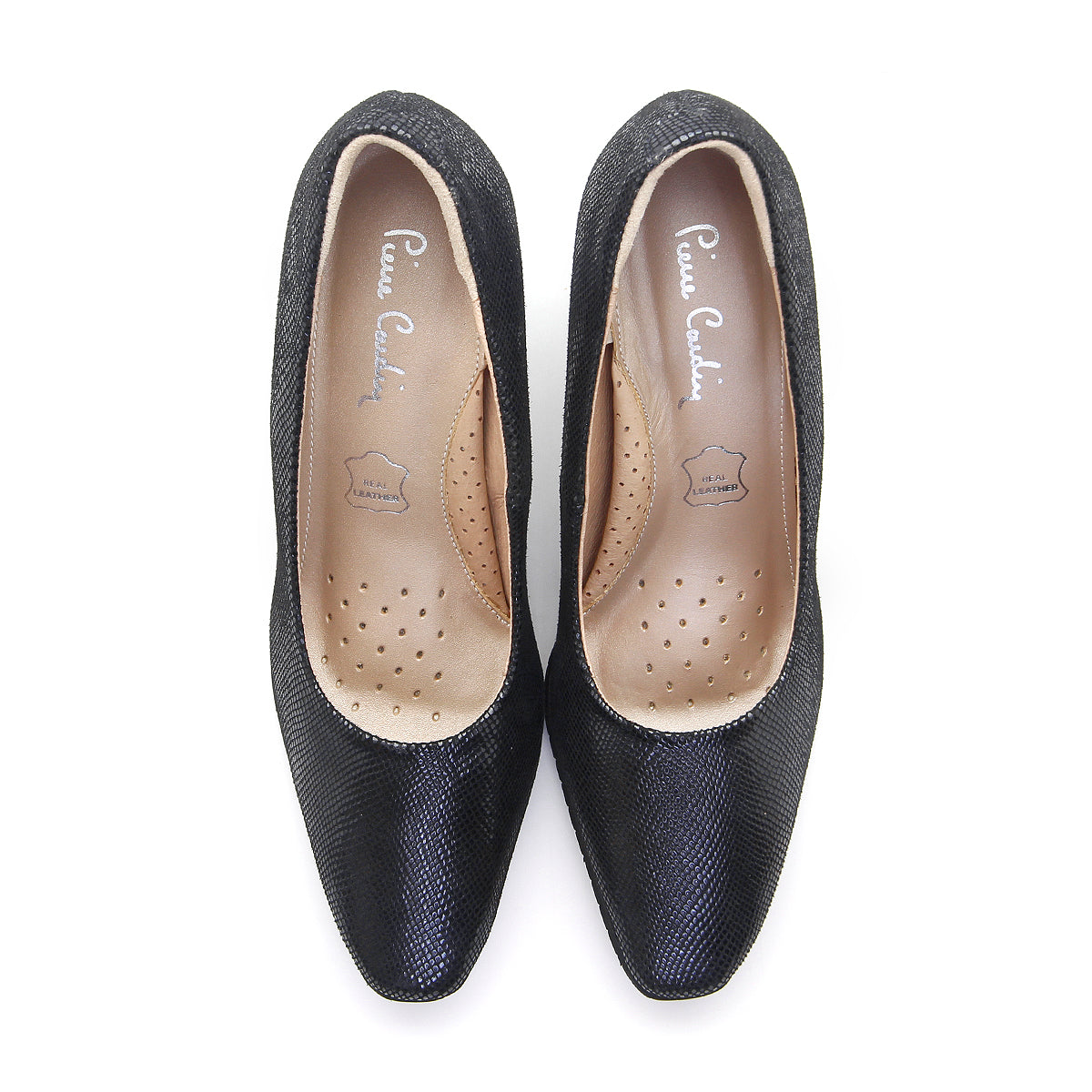 Pierre Cardin Women's High-Heels Pumps - Comfortable and soft, made from ស្បែកពិតប្រាកដ, Bronze-Gold Color, Size | ស្បែកជើងកែងខ្ពស់ - 23WD315