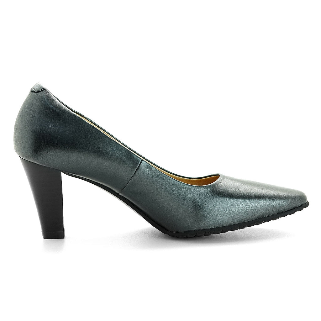 Pierre Cardin Women's High-Heels Pumps - Comfortable and soft, made from ស្បែកពិតប្រាកដ, Bronze-Gold Color, Size | ស្បែកជើងកែងខ្ពស់ - 23WD316