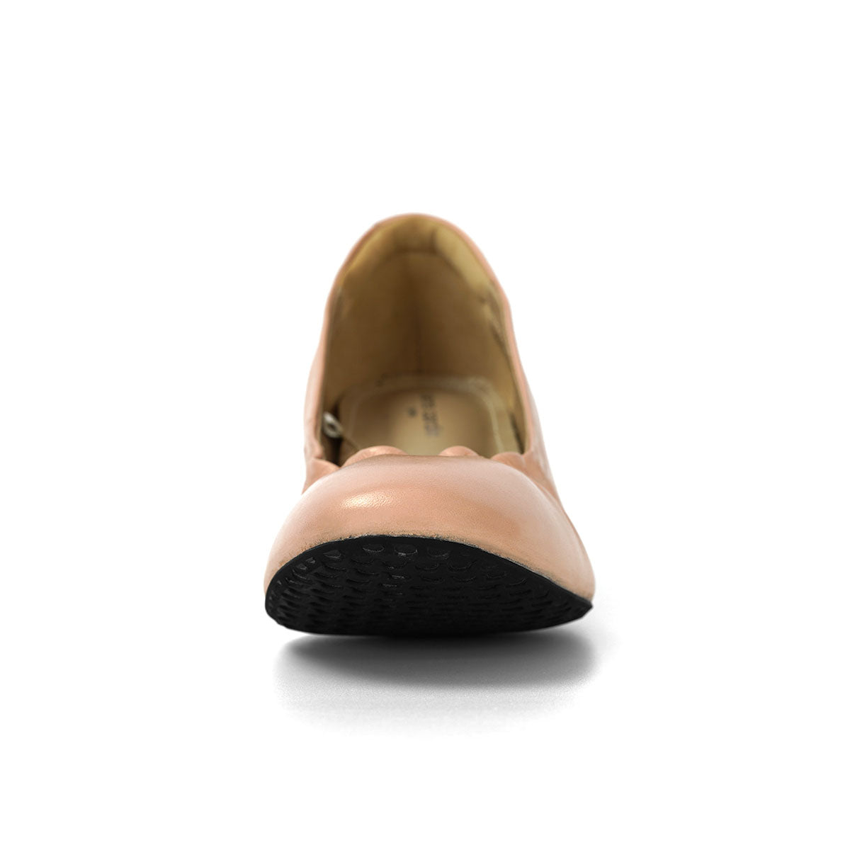 ស្បែកជើងនារី Pierre Cardin កែងជើងខ្ពស់បូមទឹក ទន់ស្រួលពាក់ ផលិតពីស្បែកសុទ្ធ ខ្មៅរលោង ម៉ូដែល 24SD323 