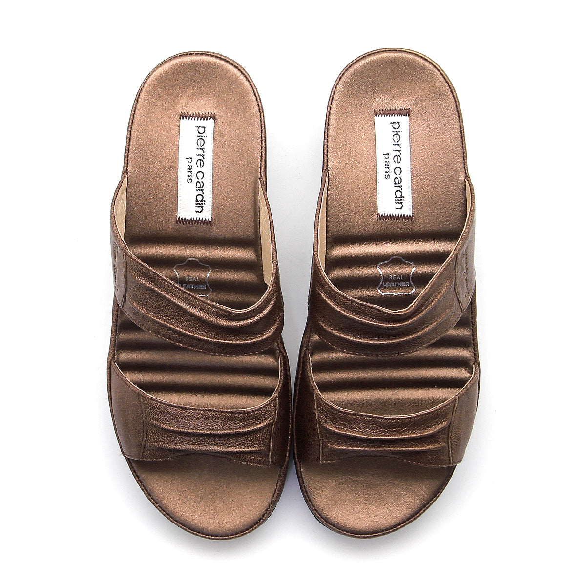 Pierre Cardin Women's Leather Wedge Sandals – Elegant Style & Supreme Comfort 24SS341