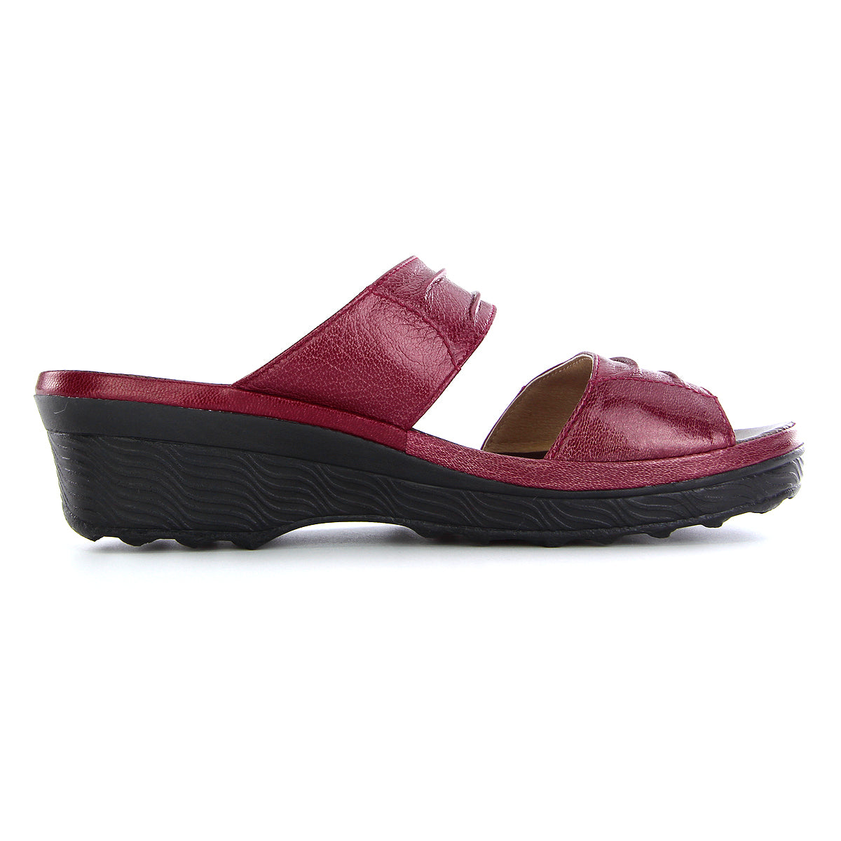 Pierre Cardin Women's Leather Wedge Sandals – Elegant Style & Supreme Comfort 24SS341