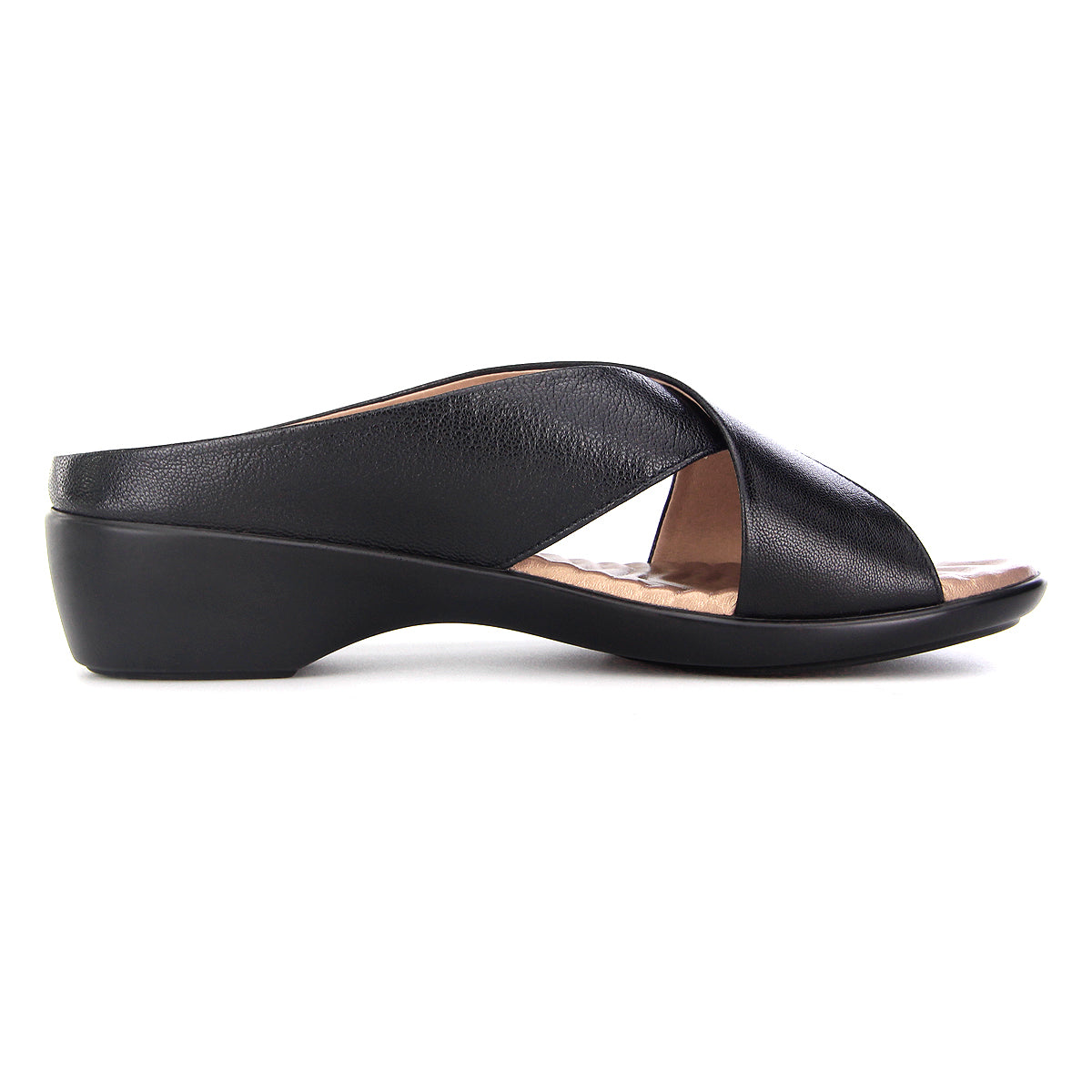 [Size 36-41] Pierre Cardin รองเท้าผู้หญิง ลำลอง ส้นแบน นุ่มสบาย ผลิตจากหนังแท้ สีดำ รุ่น 24WS362