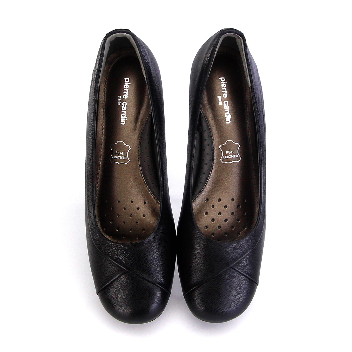 รองเท้าคัทชูผู้หญิง Pierre Cardin รองเท้าหนังแท้ สไตล์เรียบหรู สวมใส่สบาย รุ่น 25SD375