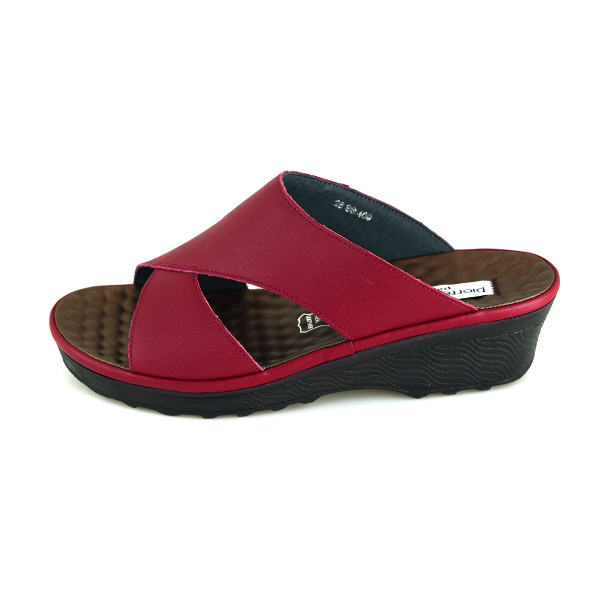 ស្បែកជើងនារី Pierre Cardin ស្បែកសុទ្ធ ទន់ស្រួលពាក់ មានខ្សែរ ពណ៌ស ម៉ូដែល 26SS409 