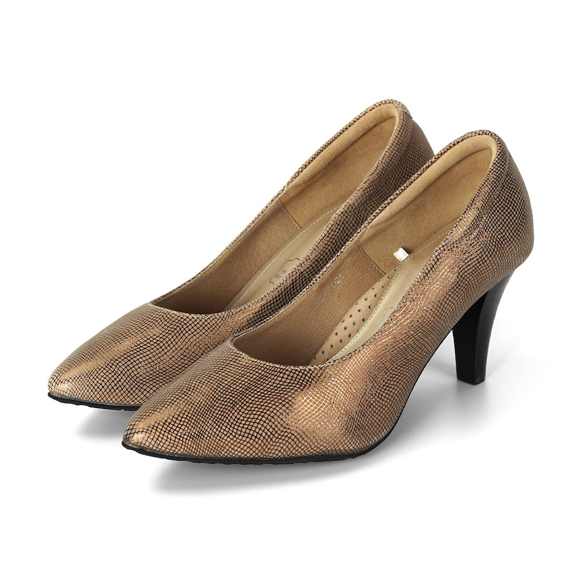 รองเท้าส้นสูงผู้หญิง Pierre Cardin รองเท้าคัทชูหนังแท้ ดีไซน์เรียบหรู เสริมบุคลิก รุ่น 26WD801