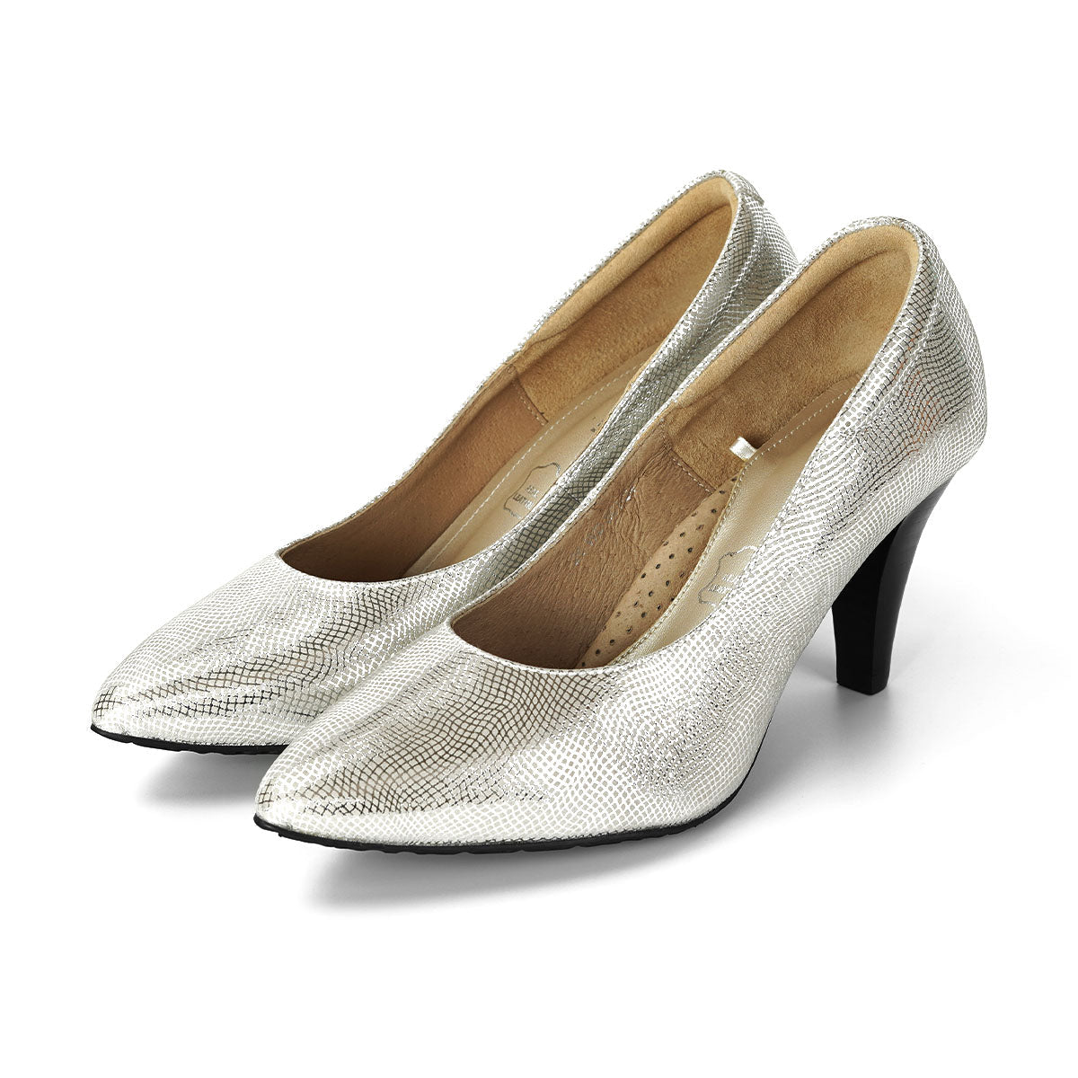 รองเท้าส้นสูงผู้หญิง Pierre Cardin รองเท้าคัทชูหนังแท้ ดีไซน์เรียบหรู เสริมบุคลิก รุ่น 26WD801