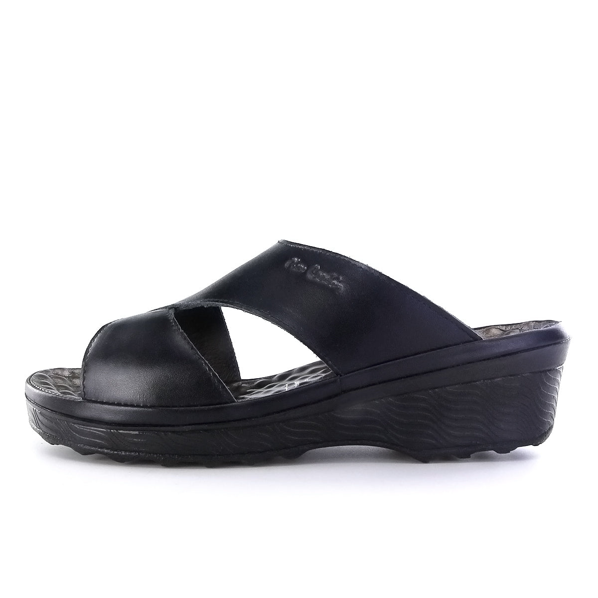ស្បែកជើងនារី Pierre Cardin ស្បែកសុទ្ធ ទន់ស្រួលពាក់ មានខ្សែរ ពណ៌ស ម៉ូដែល 26SS409 