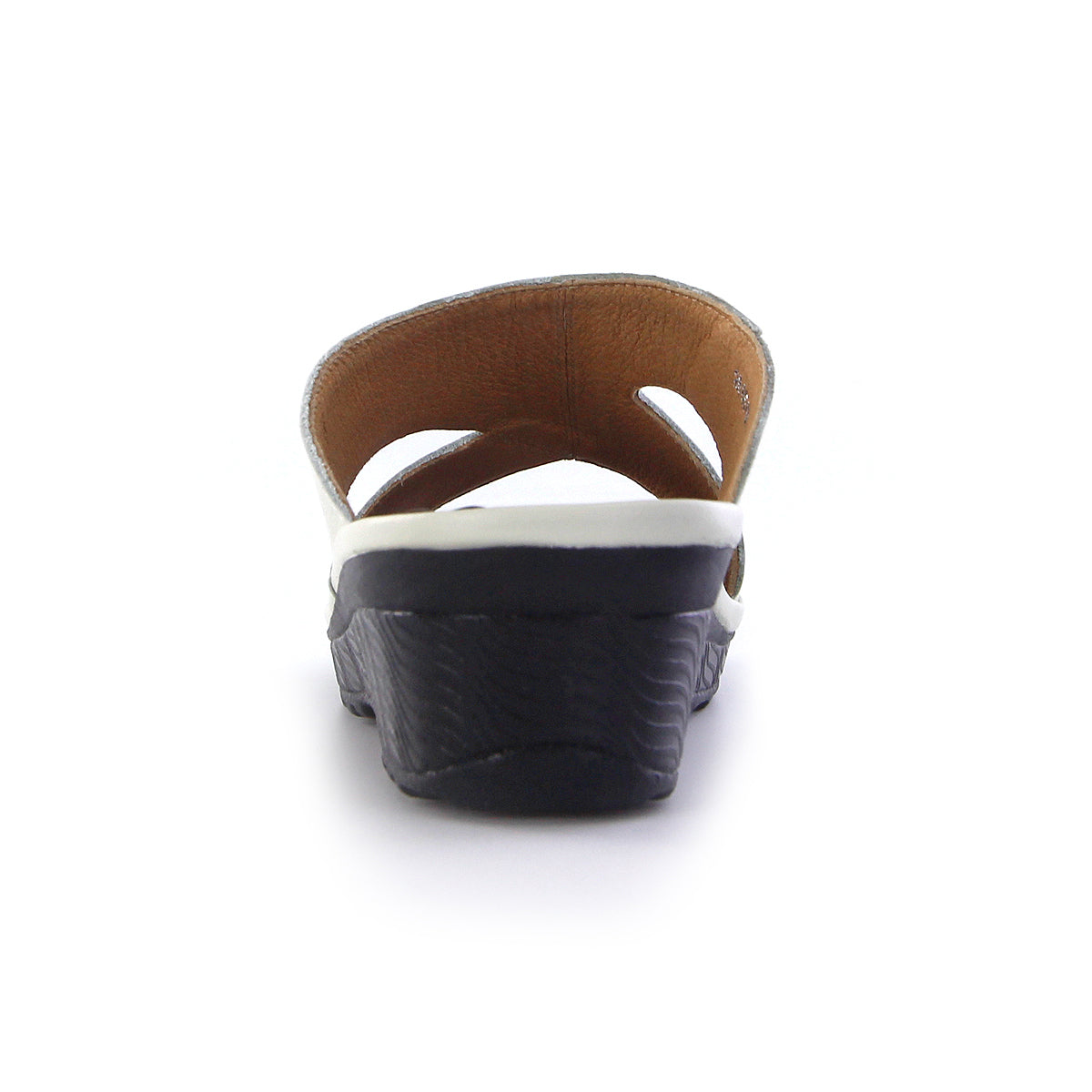 ស្បែកជើងនារី Pierre Cardin ស្បែកសុទ្ធ ទន់ស្រួលពាក់ មានខ្សែរ ពណ៌ស ម៉ូដែល 26SS409 