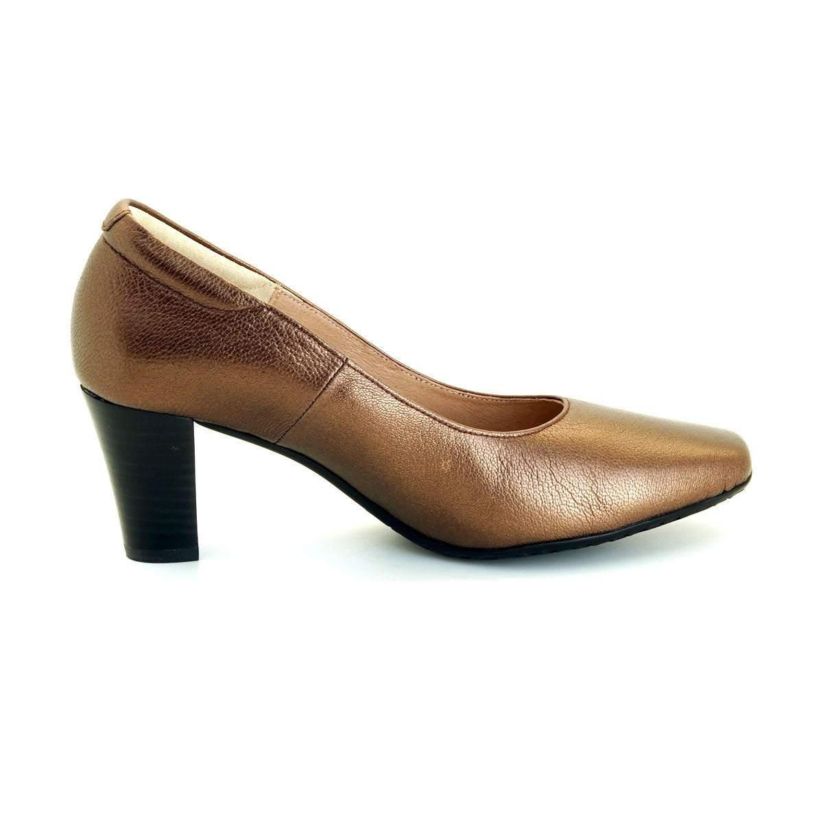 ស្បែកជើងនារី Pierre Cardin កែងខ្ពស់ បូមទឹក ទន់ស្រួលពាក់ ផលិតពីស្បែកសុទ្ធ ខ្មៅ ទំហំ 36, 37, 38, 39, 40 ម៉ូដែល 27SD433 